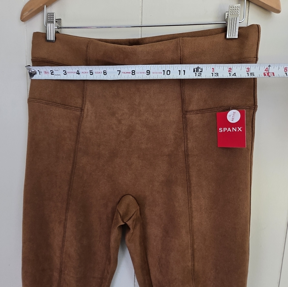 NWT SPANX Women's Brown High-Waisted Leggings -Size XL - Picture 6 of 11